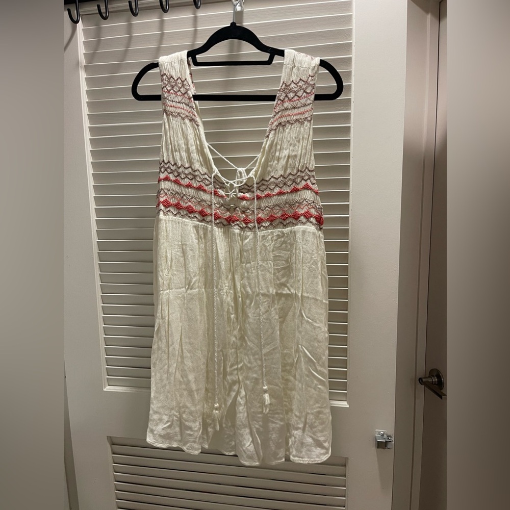 Free People Tie Mini Dress